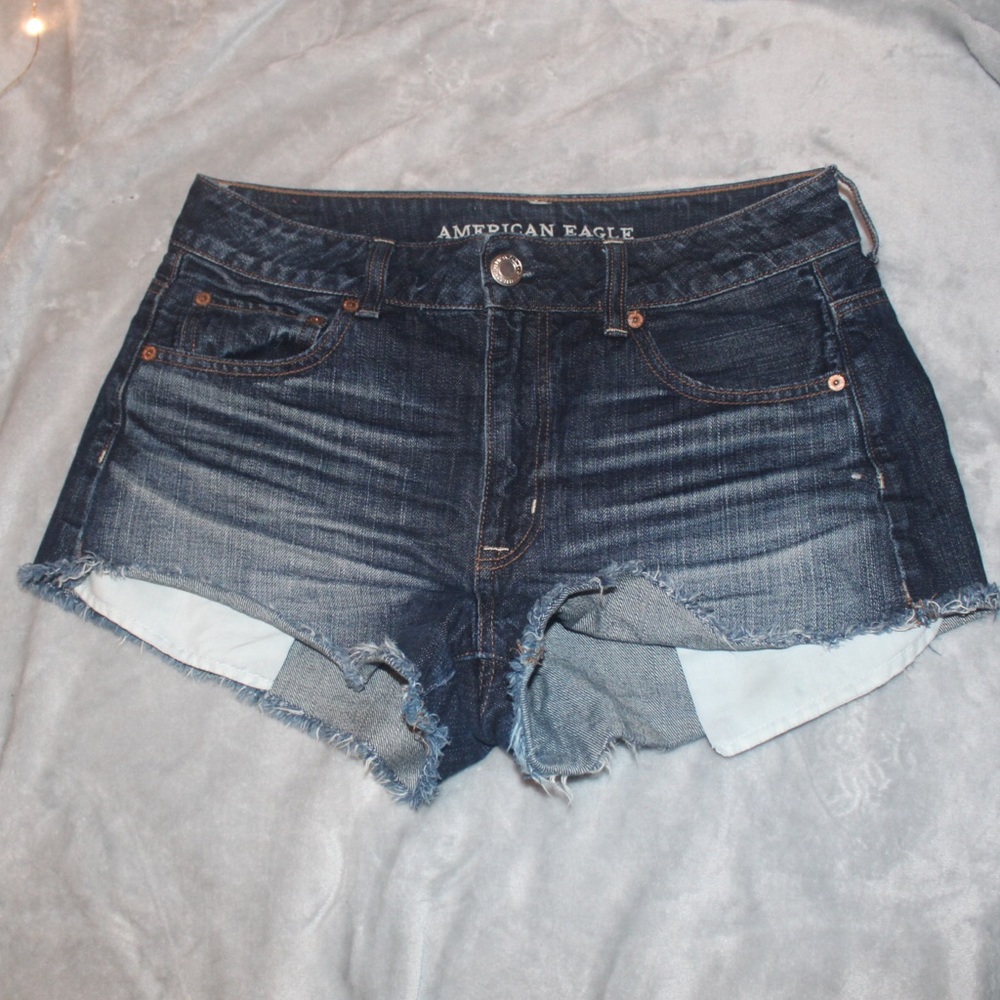 American eagle high-rise festival shorts